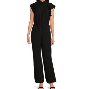 NWT🔖 1. State Black Ruffle Sleeve Jumpsuit - M